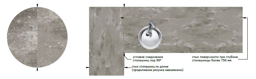 Столешницы для кухни - Мэтисон LIGRON LIST166 1824 - Вид №4