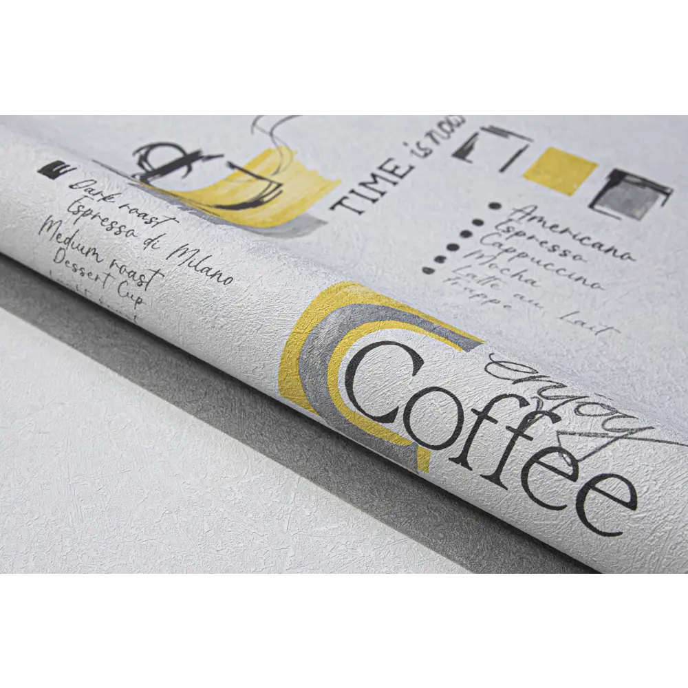 Обои флизелиновые Wallsecret Caffe белые 1.06 м 168472-19 STLM-2096067 - Вид №2