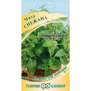 Семена зелени Гавриш мята Снежана