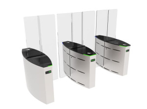 Двунаправленный моторизованный дверной проем с раздвижными дверями