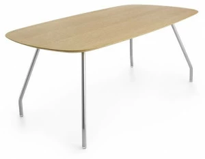 Crassevig Овальный стол из фанерованной древесины Worktop