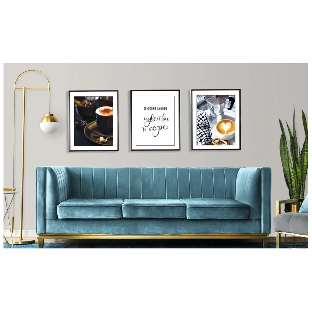 Постер Про кофе 30x40 см 3 шт АРТ ДИЗАЙН STLM-2024204 - Вид №6