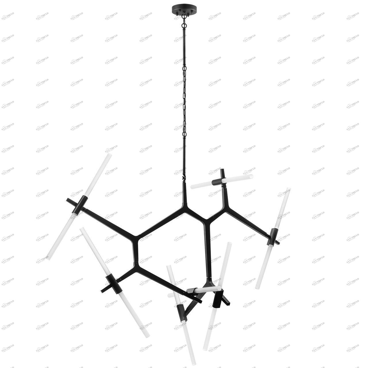 Подвесная люстра Lightstar Struttura 742147 LIGHTSTAR ДИЗАЙНЕРСКИЕ, STRUTTURA 220454 Черный 