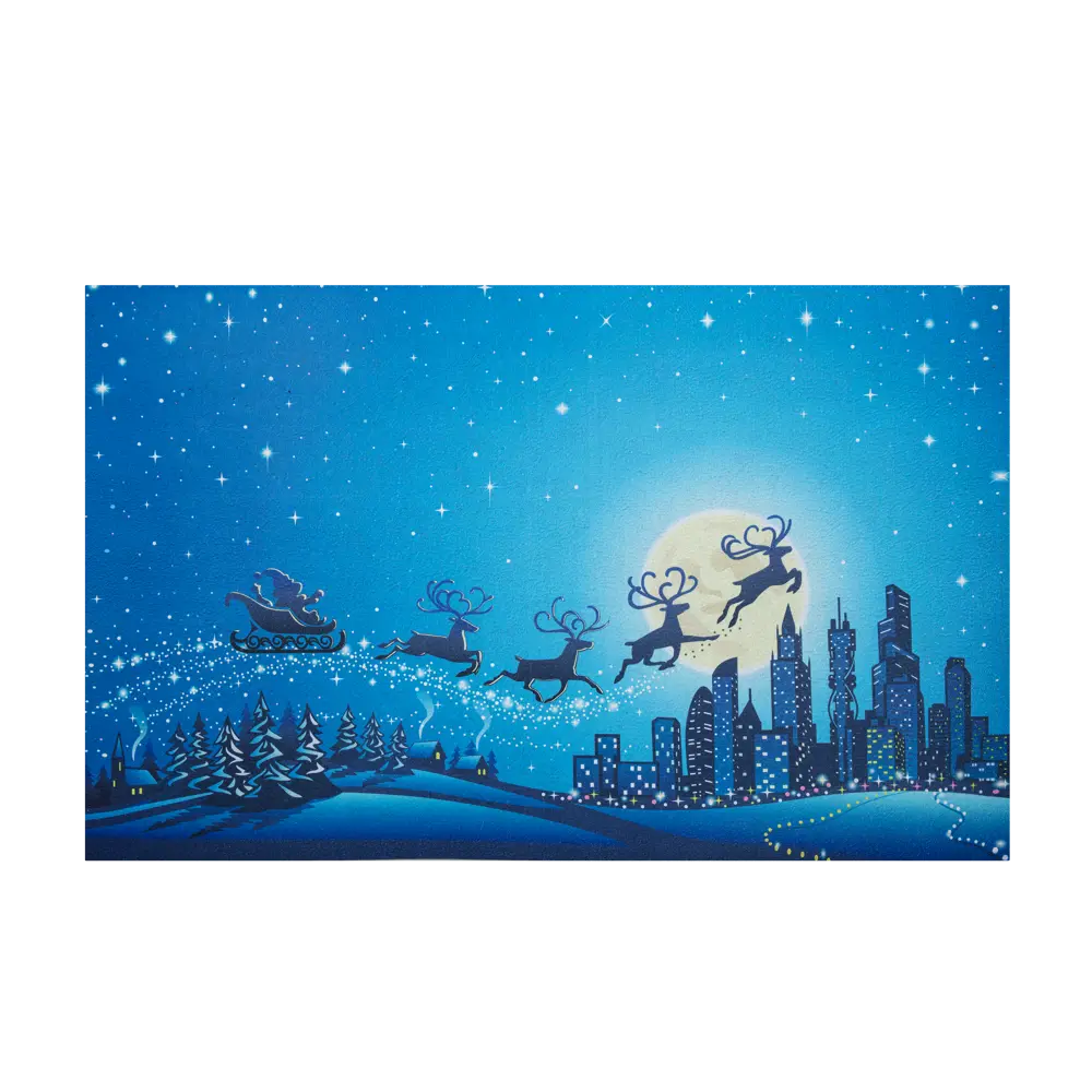 Коврик NY Santa 45x75 см резина INSPIRE STLM-2141612 - Вид №1