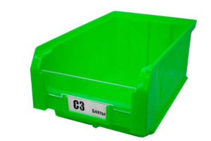 16780963 Ящик пластиковый, 9,4л, зеленый C3-G-2 СТАРКИТ