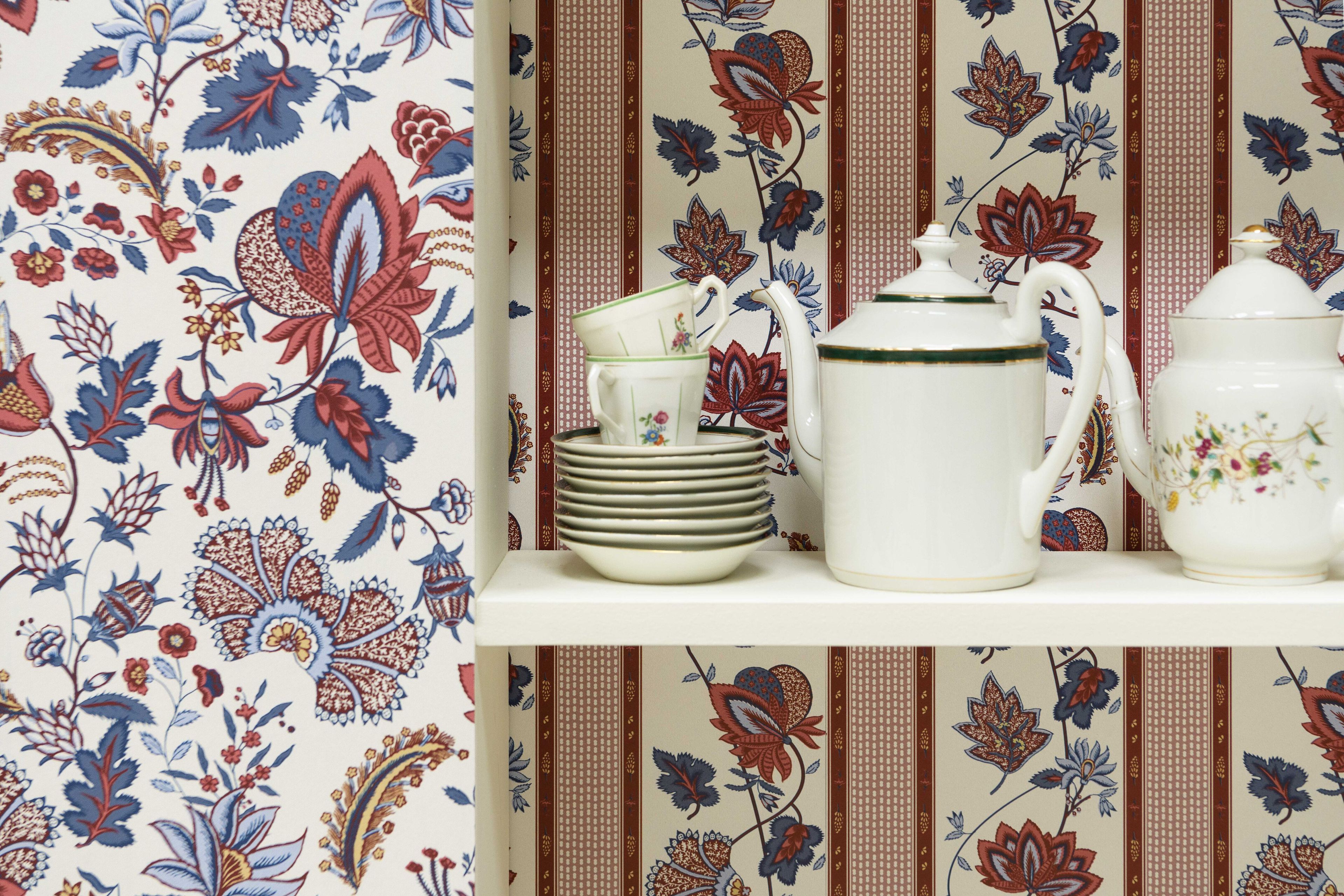 Цветочные узоры нетканые обои LELIEVRE Quenin-Belle Époque ARCH-00044249 - Вид №4