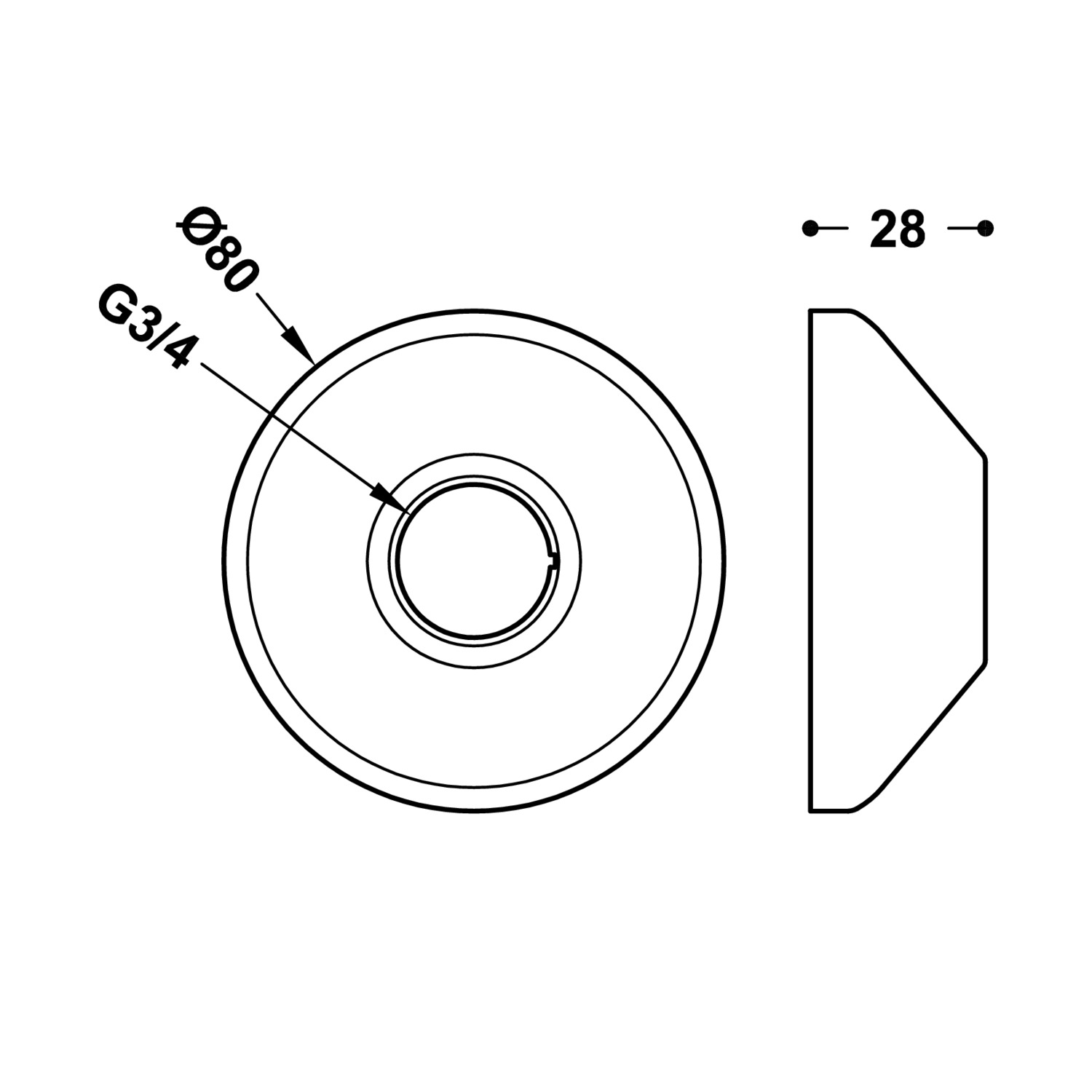 Накладка для специального смещения-9134784 TRES RICAMBI - Вид №1