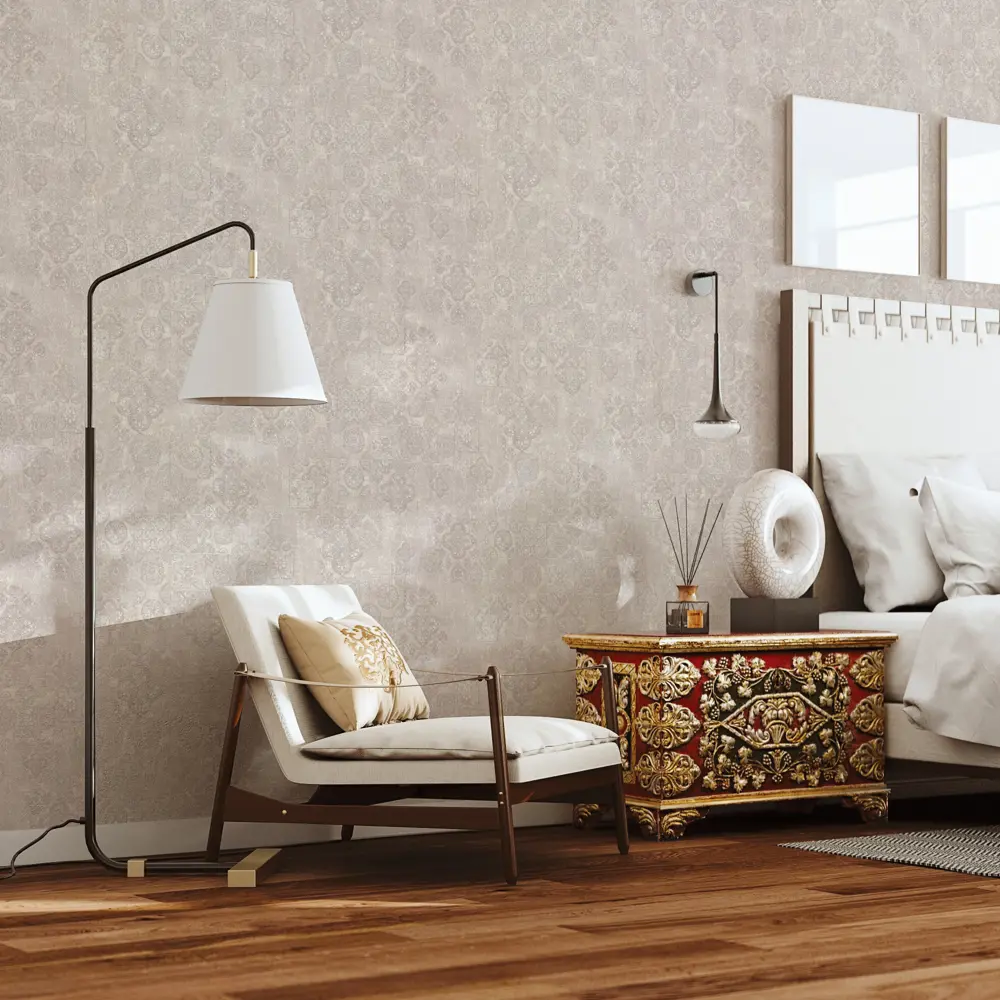 Обои виниловые Wall Decor Персия бежевые 1.06 м 75099-28 STLM-2016691 - Вид №3