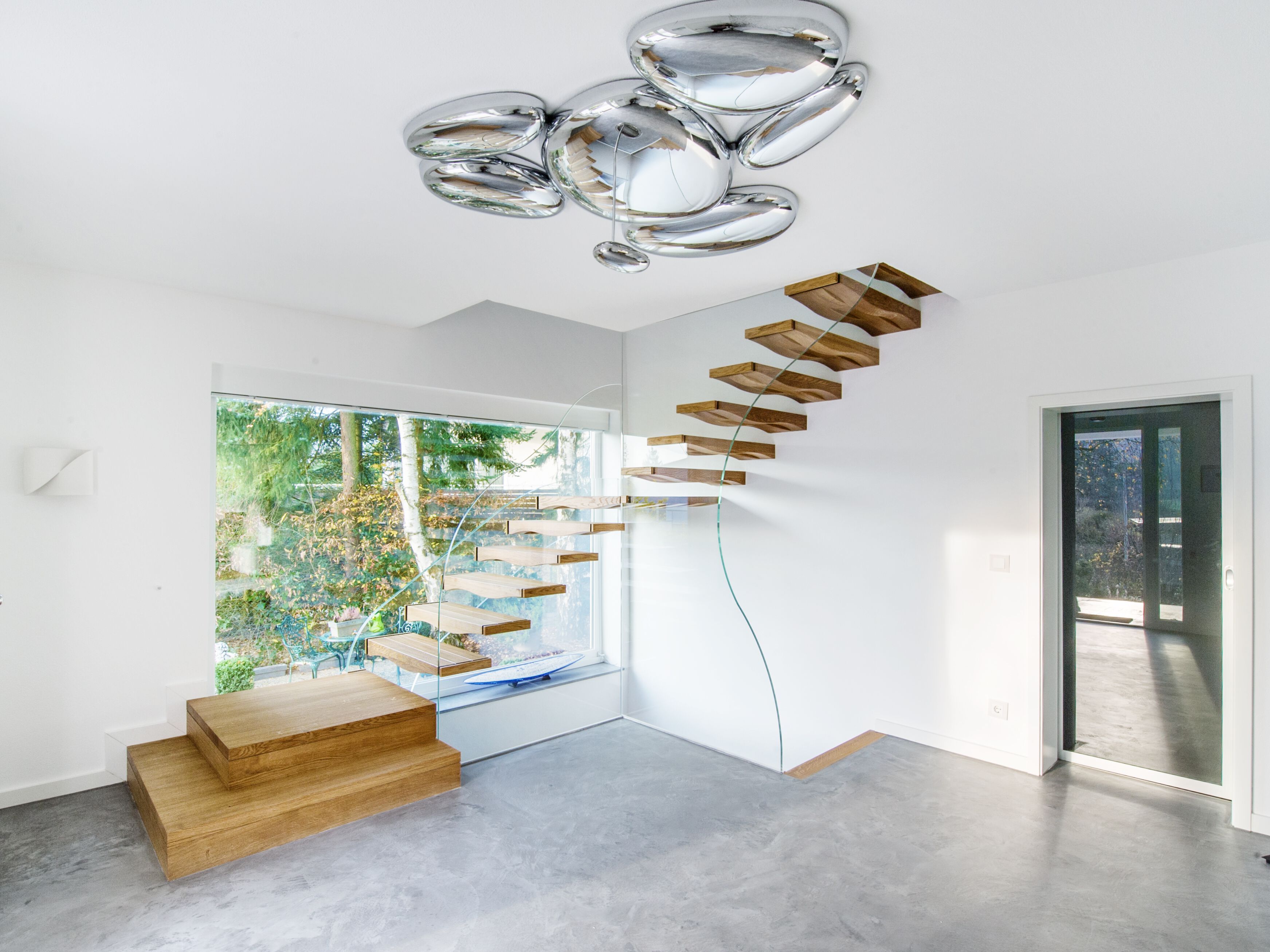 Консольная лестница Siller Treppen FLOATING WAVES ARCH-00100269