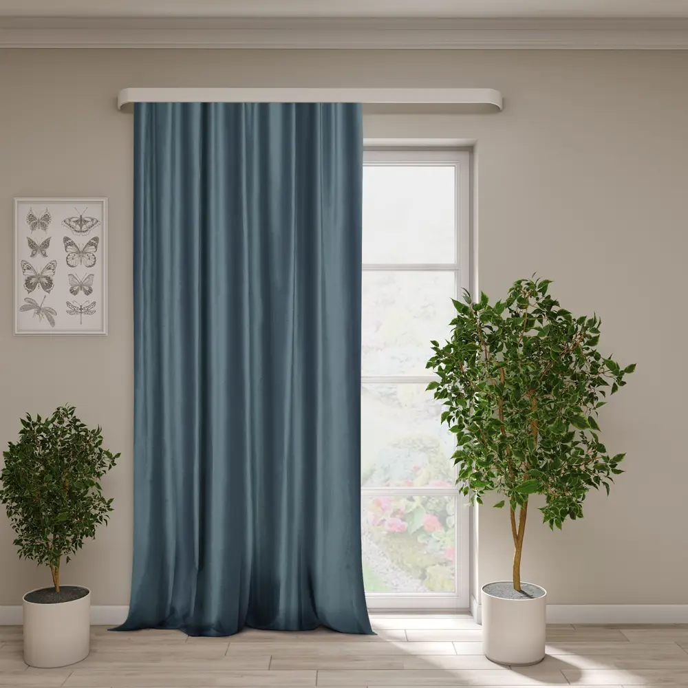 Santreyd Бархат графит - ткань для штор премиум-класса 82861230 STLM-0037309 - Вид №4