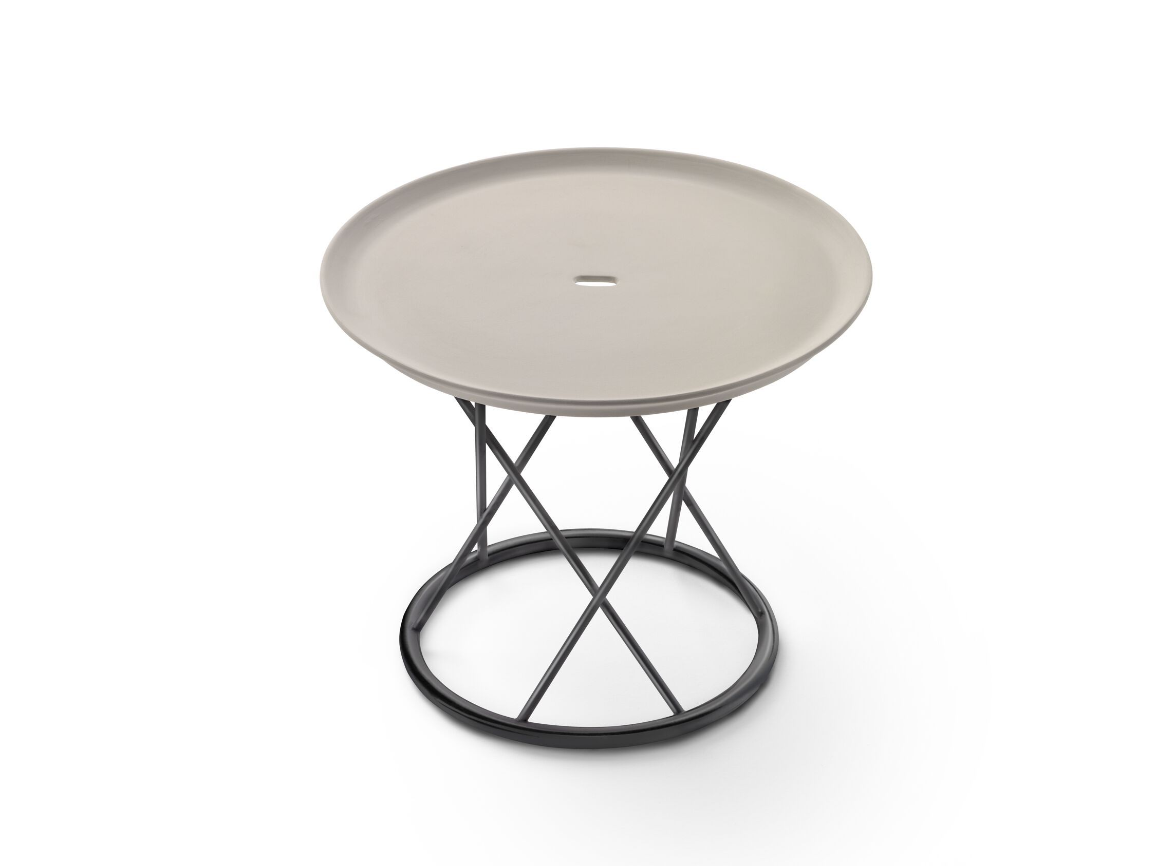 Круглый стальной журнальный столик с порошковым покрытием Flexform Торчелло ARCH-00133595 - Вид №1