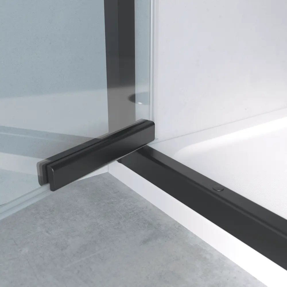 Стекло для распашной душевой двери Sensea Easy 90 см прозрачное, цвет профиля на выбор STLM-2206123 - Вид №15