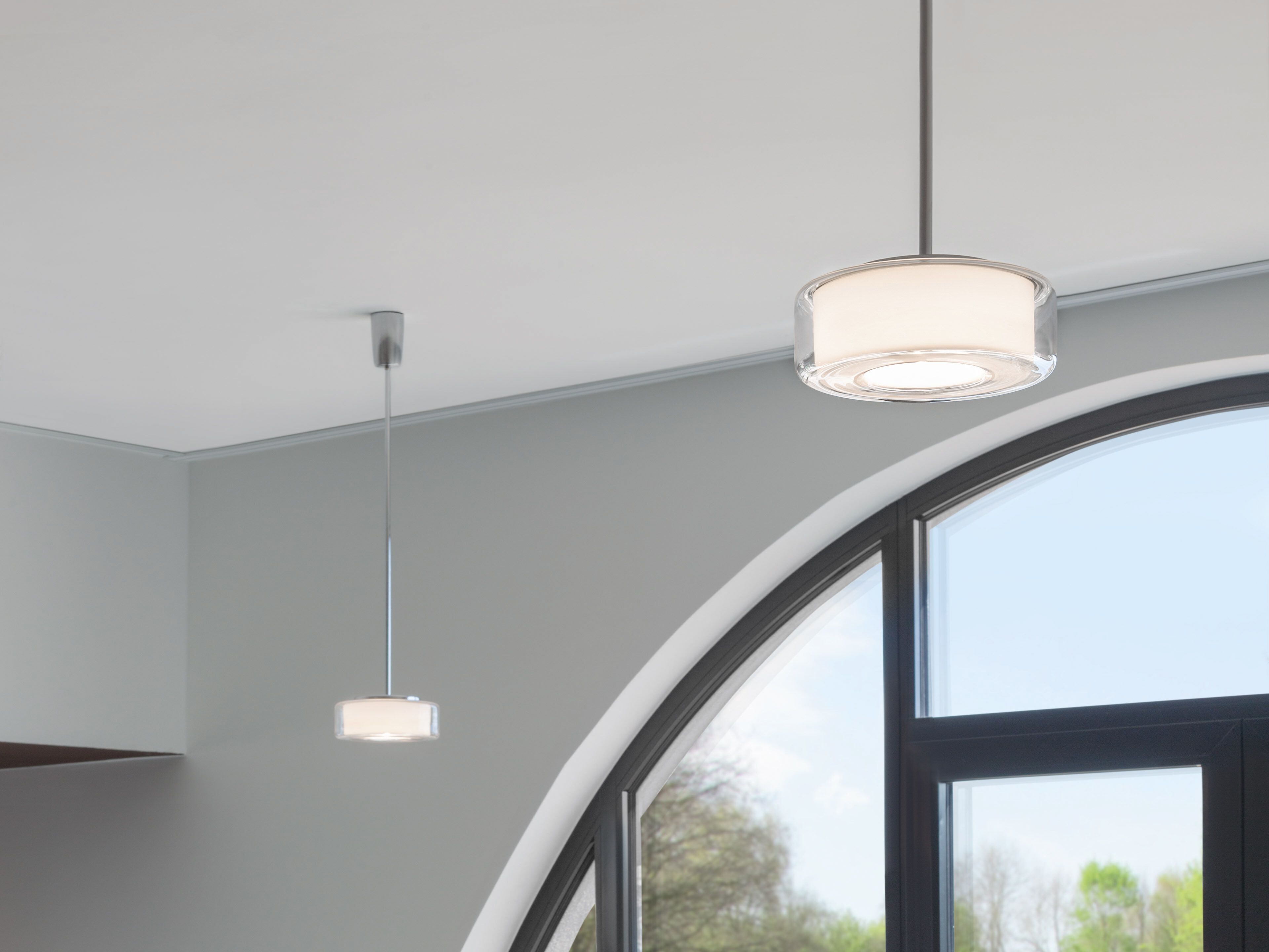 Стеклянный светодиодный подвесной светильник serien.lighting керлинг ARCH-00056755 - Вид №3