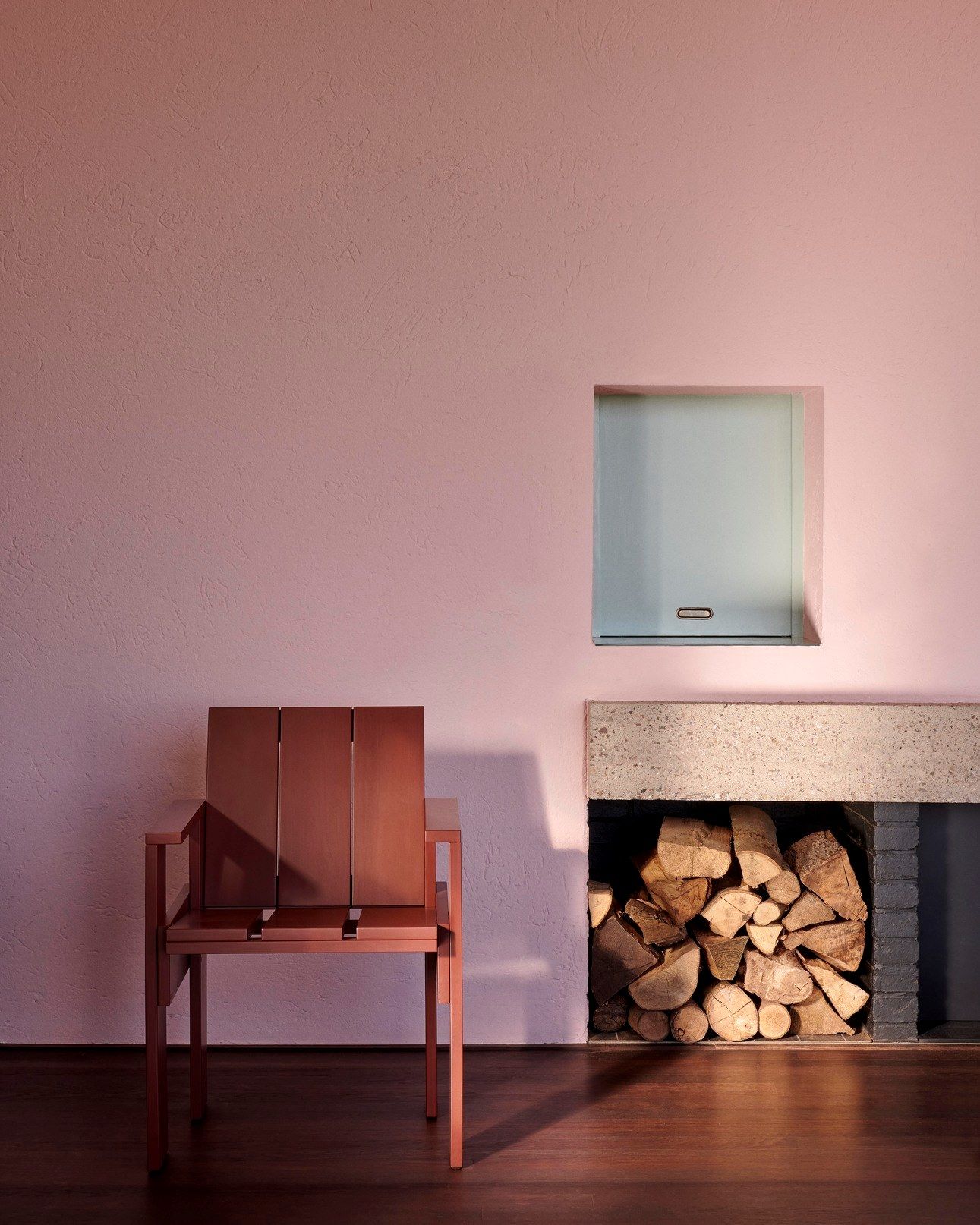 Сосновый садовый стул с подлокотниками Hay ящик ARCH-00028998 - Вид №1