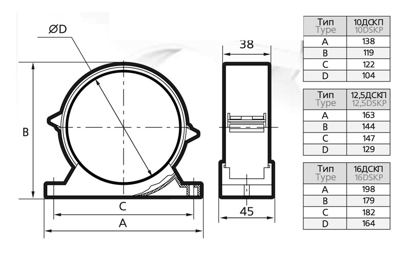 Держатель-соединитель круглого канала 10ДСКП Santreyd 01-0501-006 - Вид №1