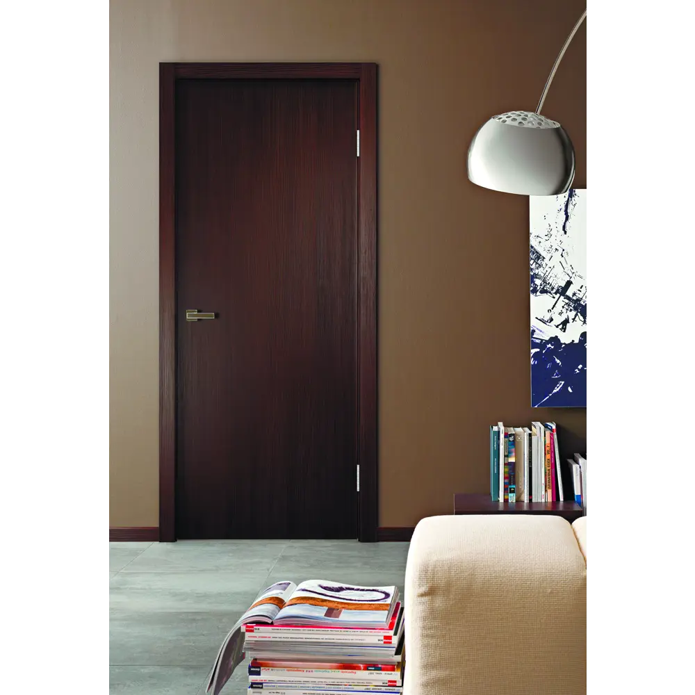 Дверной блок глухой ПВХ Smart М7 правый 642x2038 см цвет венге (с фурнитурой) VELLDORIS STLM-2105873 - Вид №5