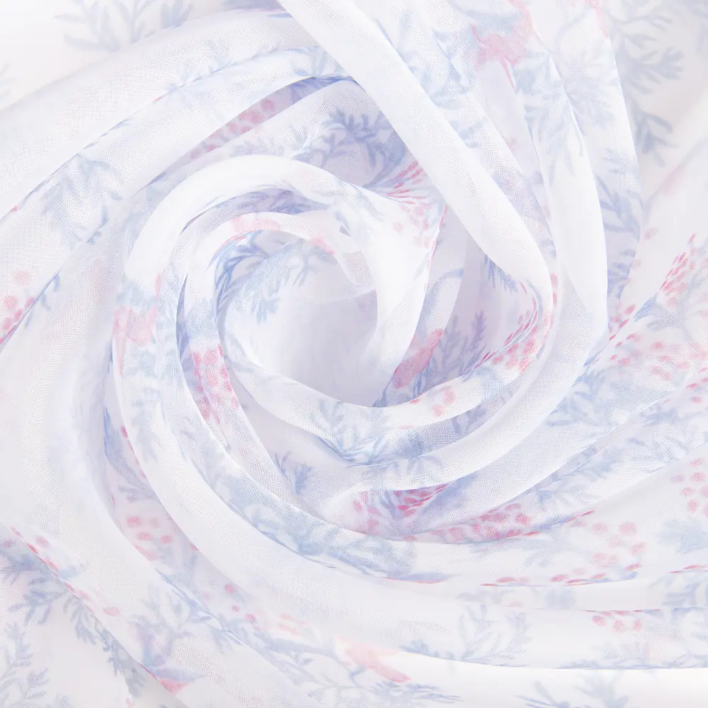 Тюль на ленте «Шарм Карлин», 250х260 см, цвет бежевый SEASONS STLM-2191389 - Вид №1