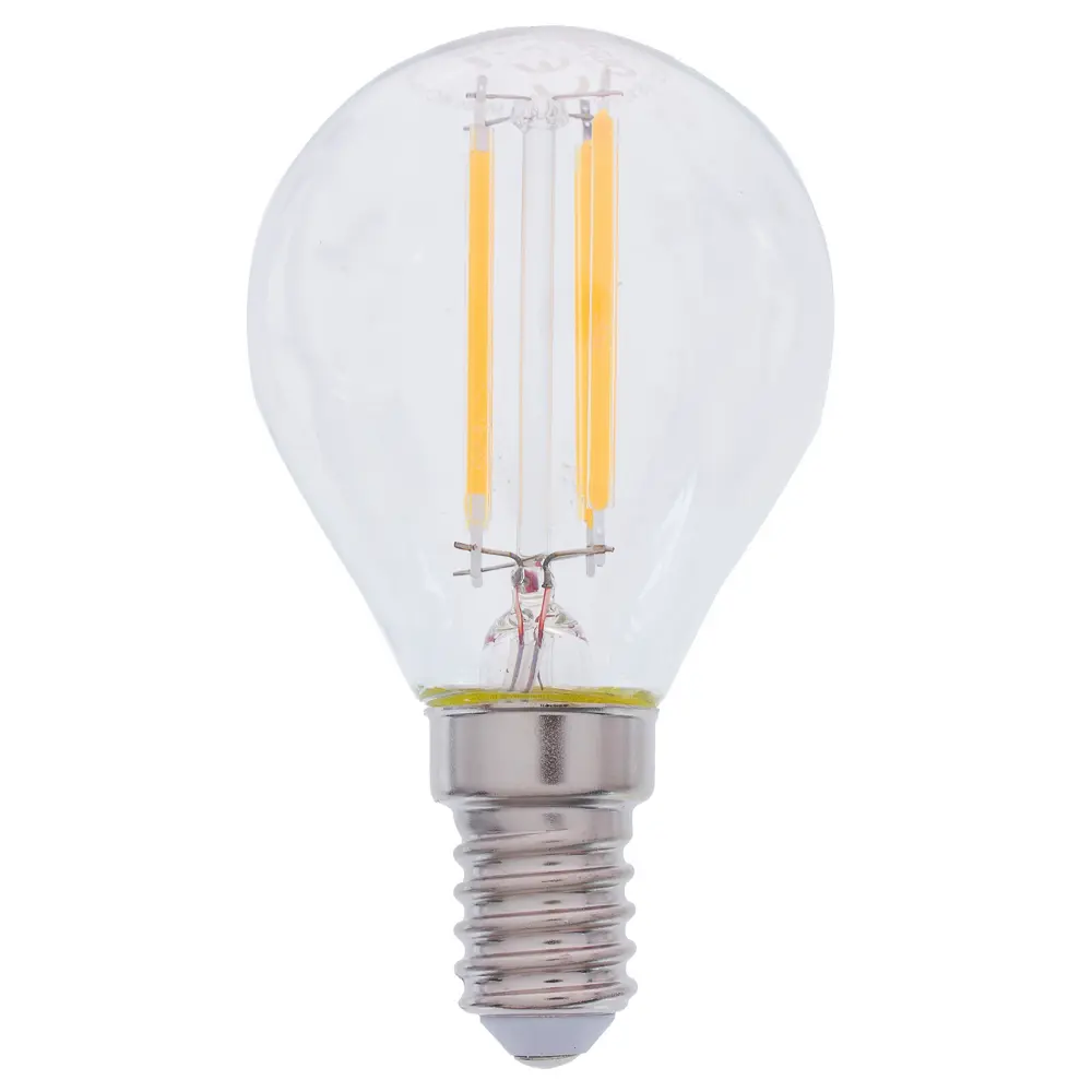 Лампа светодиодная Osram шар E14 4 Вт 470 Лм свет тёплый белый 18610018 STLM-2170326 