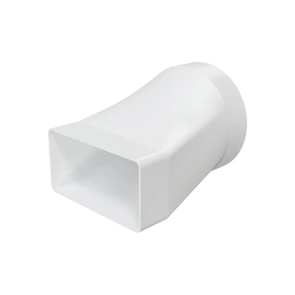 Переходник вентиляционный для плоских воздуховодов Fonet 55x110 мм D100 мм пластик STLM-2204508 - Вид №1