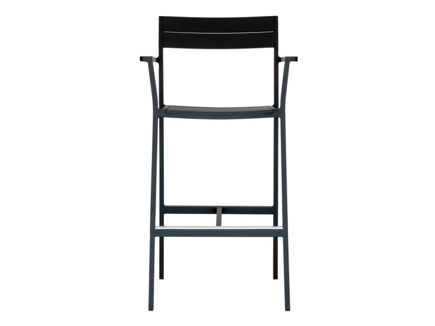 Высокий алюминиевый стул с порошковым покрытием со спинкой Case Eos ARCH-00077614 - Вид №5