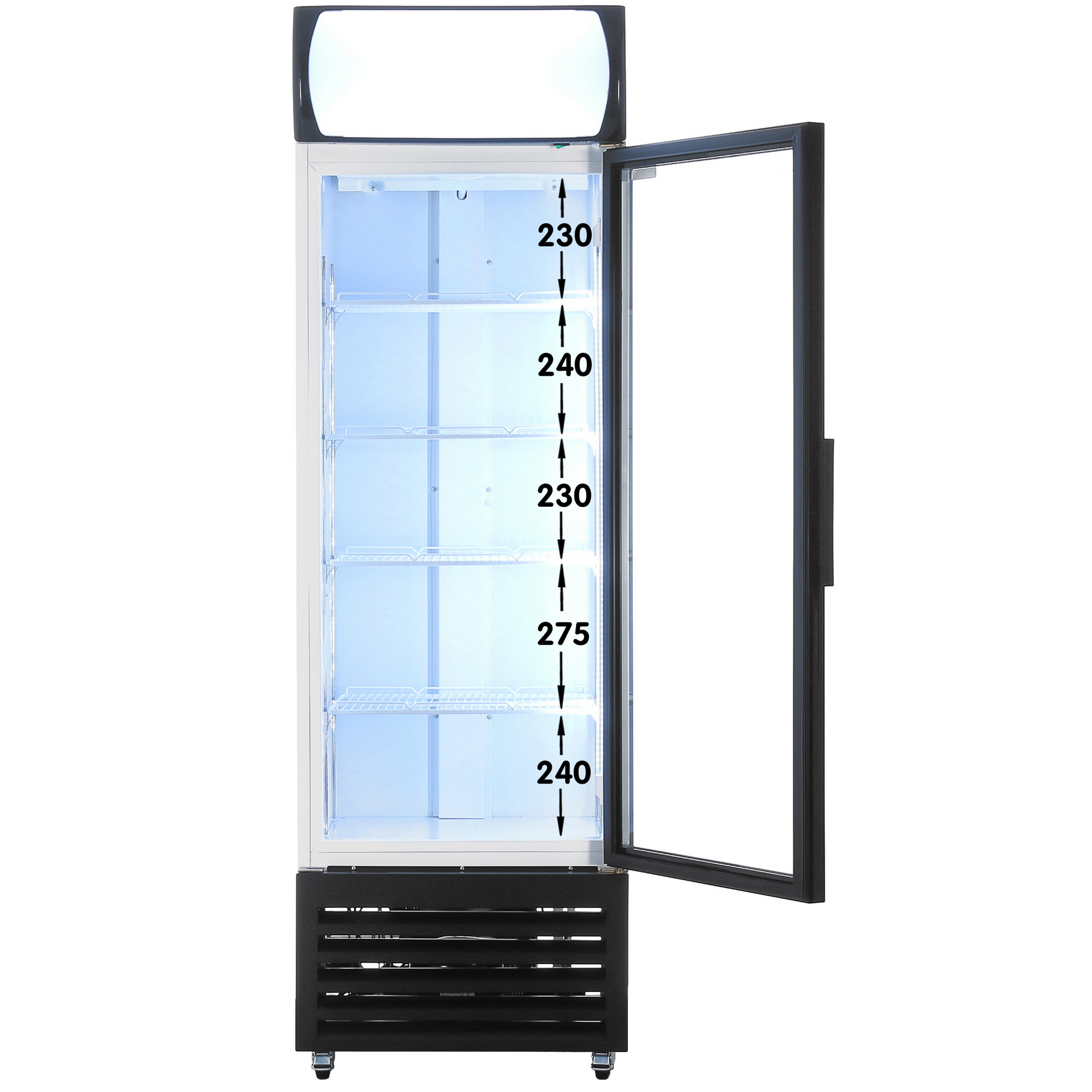 9953404 Холодильная витрина   Nordfrost RSC 400 GB черный STDN-0101772 - Вид №1