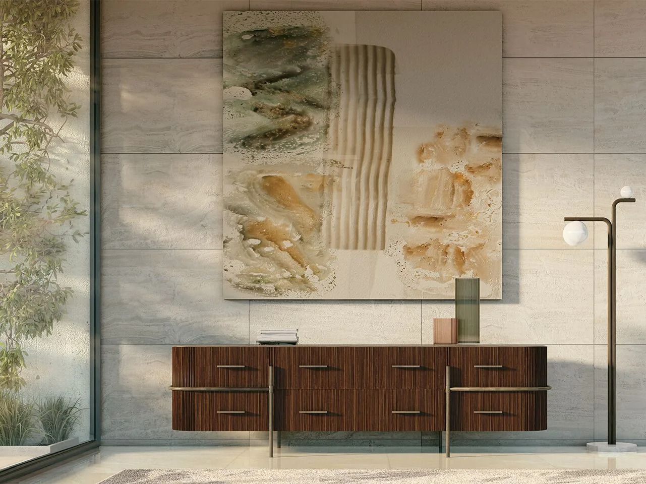 Деревянный шкаф с распашными дверями RIVATELIER Новый Орлеан ARCH-00074059 - Вид №1