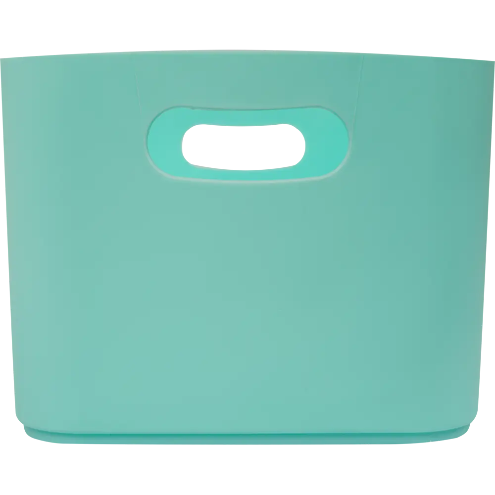 Корзина Home цвет 15.79x12.12x11.5 см пластик мята 82154655 STLM-2112358 Santreyd  - Вид №3