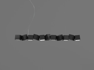 Стальной светодиодный подвесной светильник