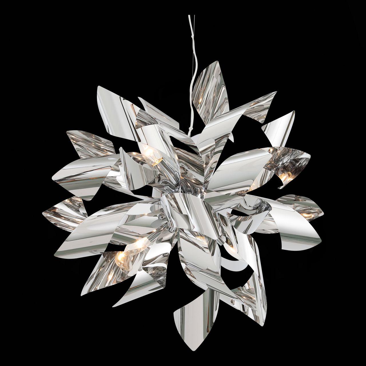 Подвесная люстра ST Luce Spiraglio SL453.103.06E ST LUCE ДИЗАЙНЕРСКИЕ, SPIRAGLIO 137690 Хром  - Вид №1