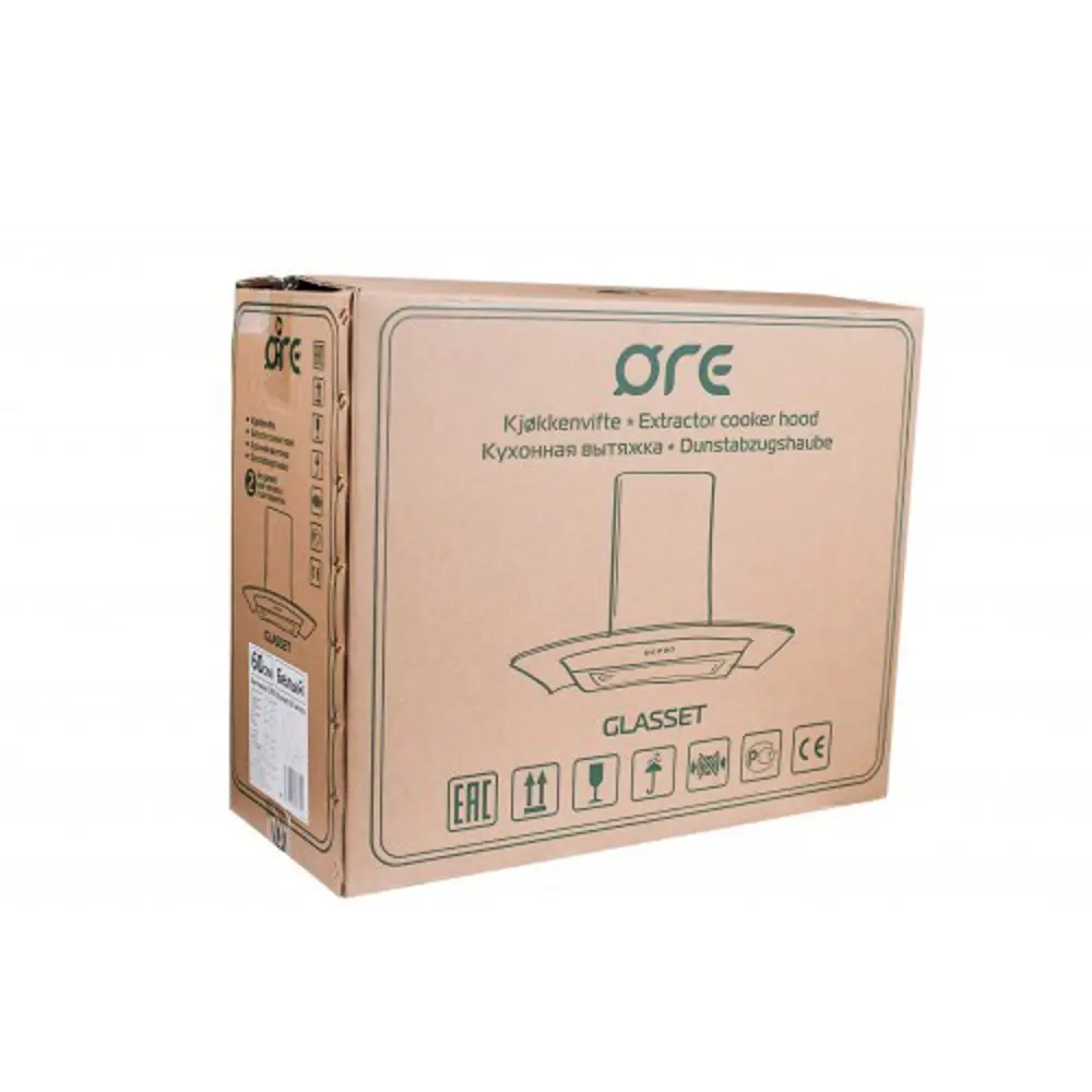 Вытяжка ORE «Glasset» 60L, 60 см, цвет чёрный STLM-2129656 - Вид №8
