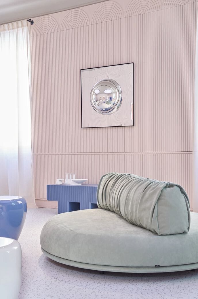 Двусторонняя ткань диван NICOLINE BREAK ARCH-00024048 - Вид №2