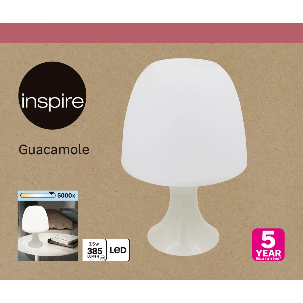 INSPIRE Guacamole — современная светодиодная настольная лампа с дневным светом 86493691 STLM-0905442 - Вид №3