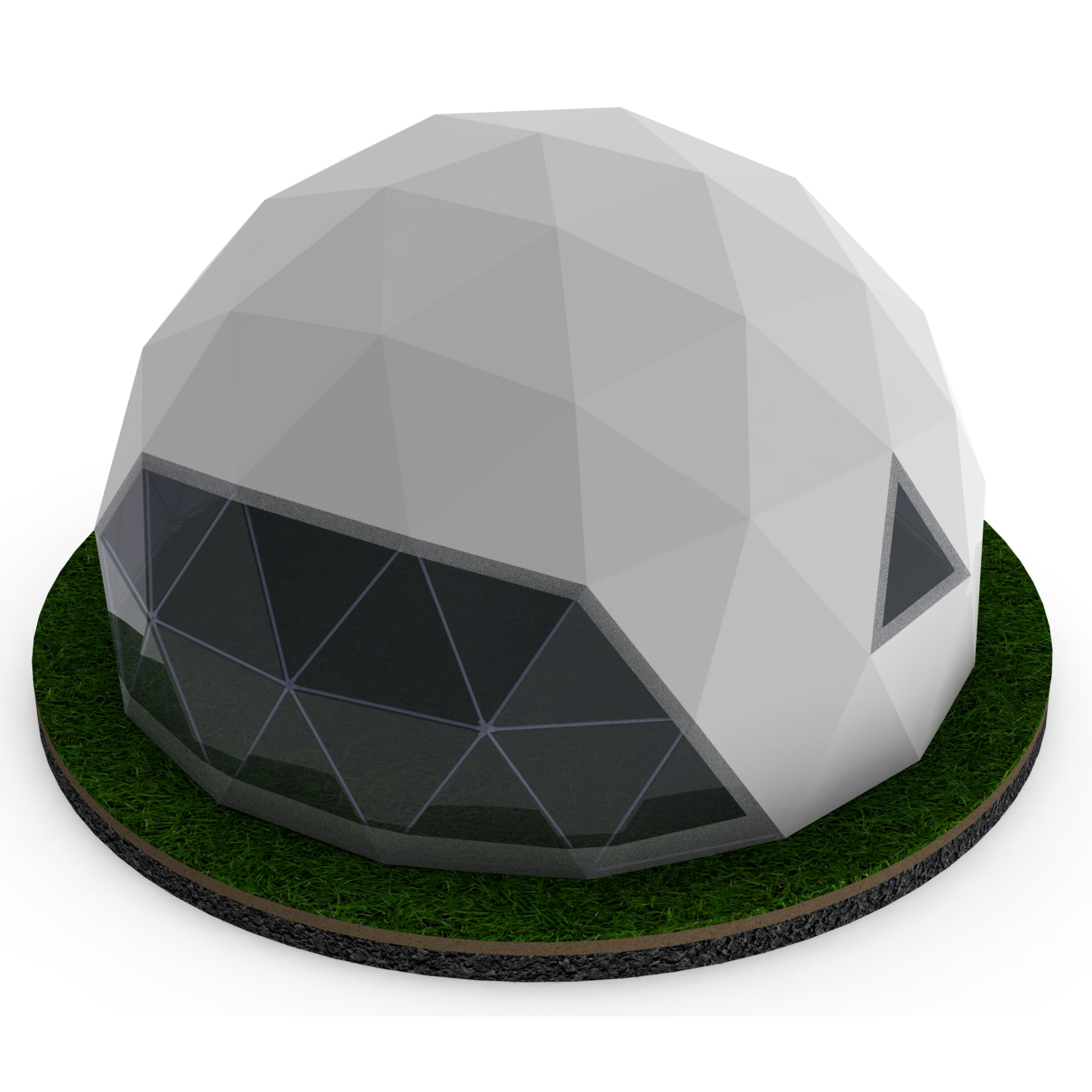 87054823 Павильон "Геокупол" ø6 м сталь/ПВХ белый Santreyd  - Вид №1