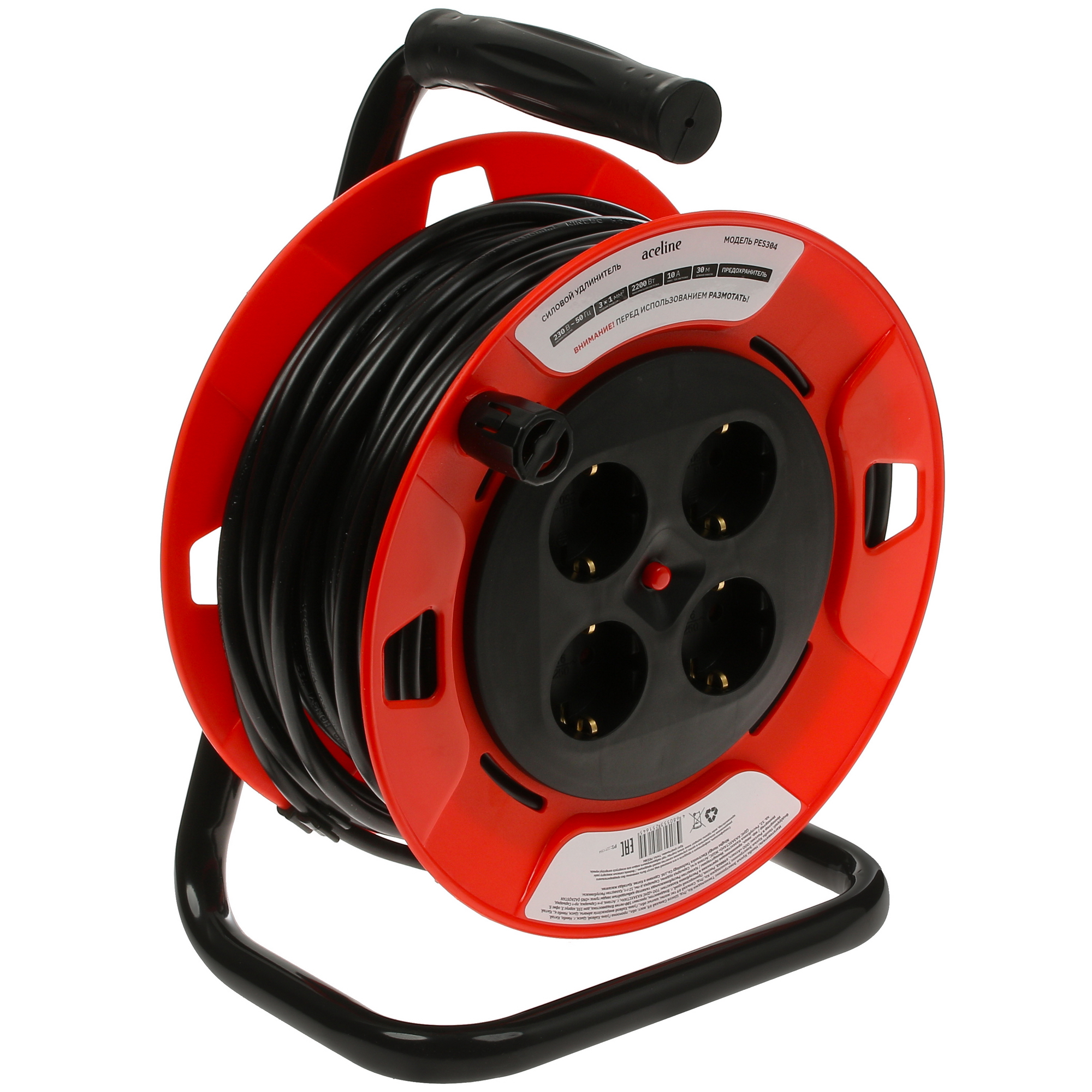 Удлинитель силовой Aceline PES304 оранжевый 5086455 STDN-0067401