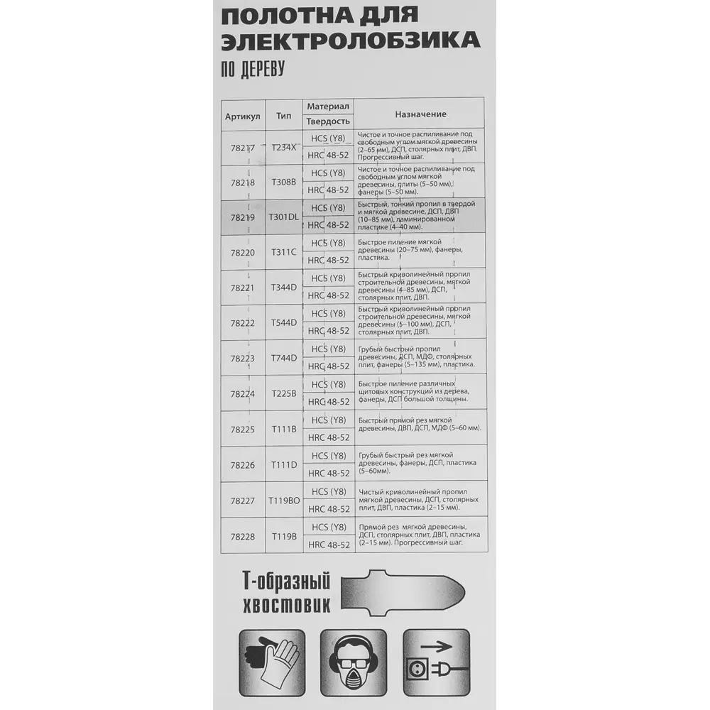 Пилка для лобзика по дереву Matrix T301DL чистый рез, 3 шт STLM-2000708 - Вид №4