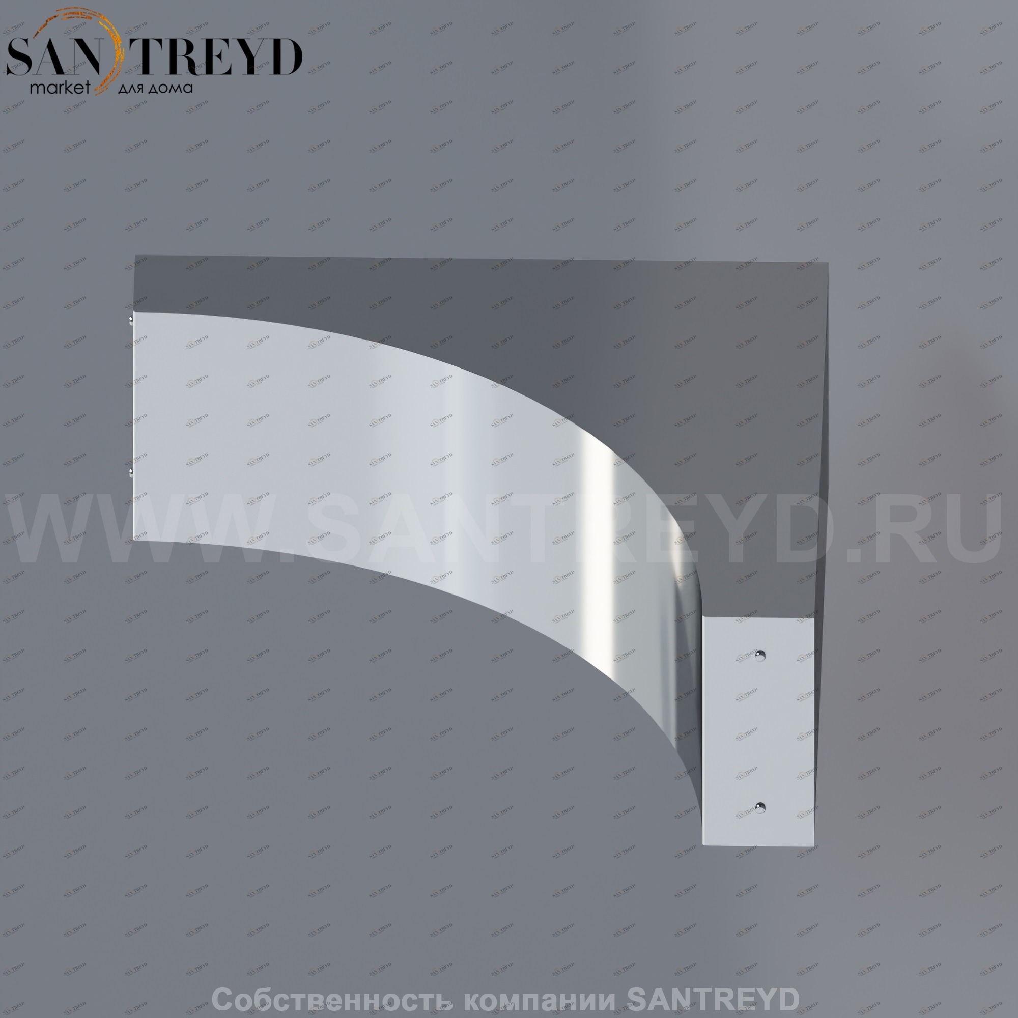 TWIN Настенный угловой держатель для раковины TWIN SET 42 TS0242 Santreyd 