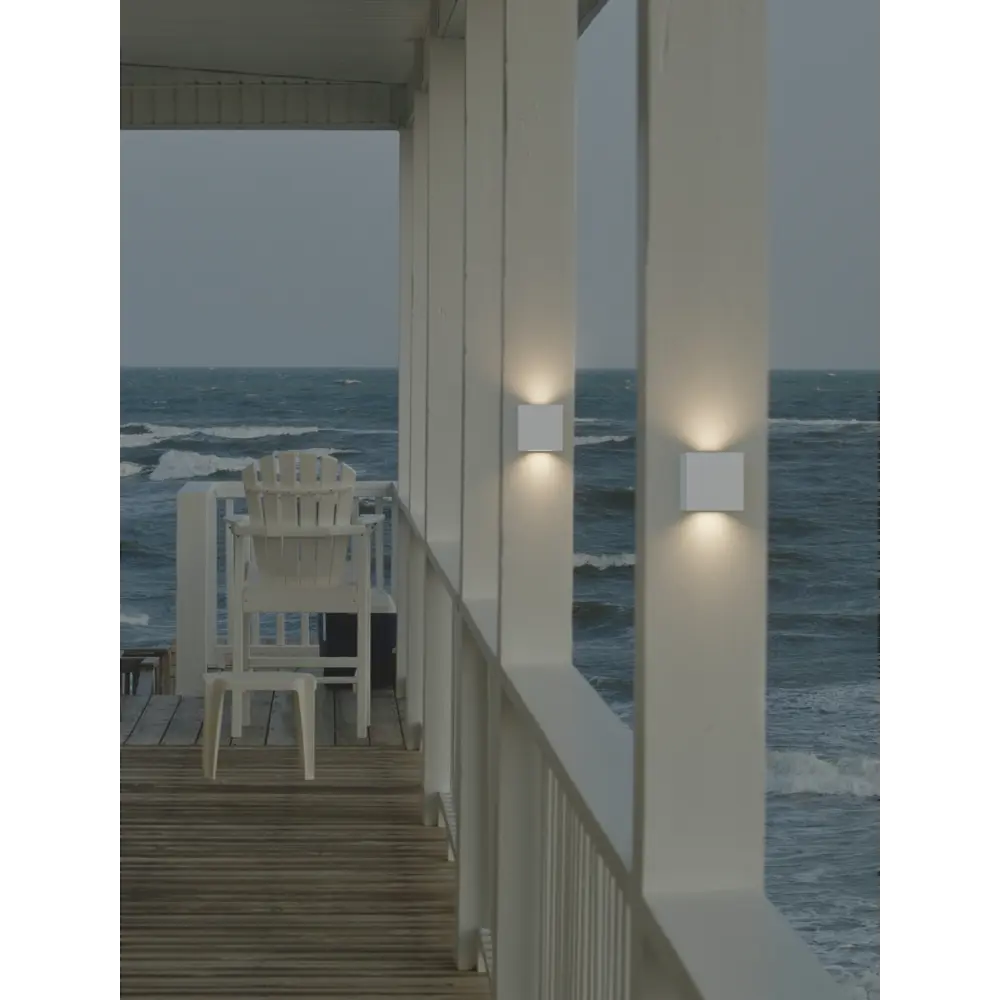 Светильник настенный светодиодный уличный Inspire «Baiona» IP65 цвет белый STLM-2182717 - Вид №9