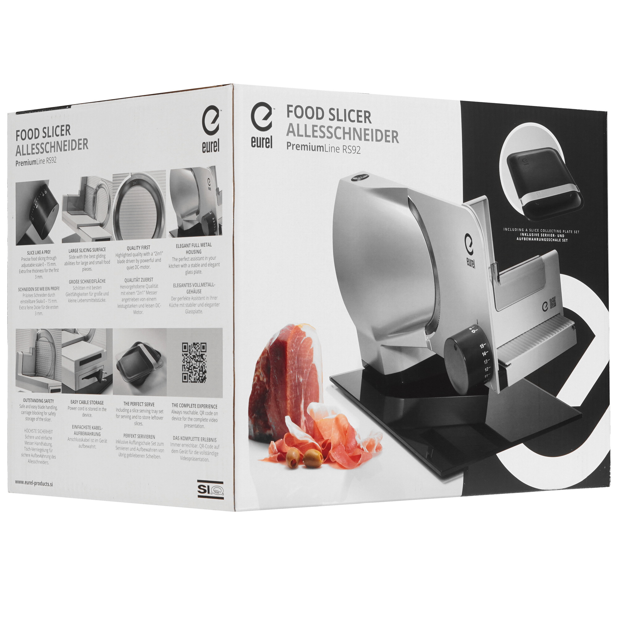 9291781 Ломтерезка Eurel RS92 V2 серебристый STDN-0080906 - Вид №7