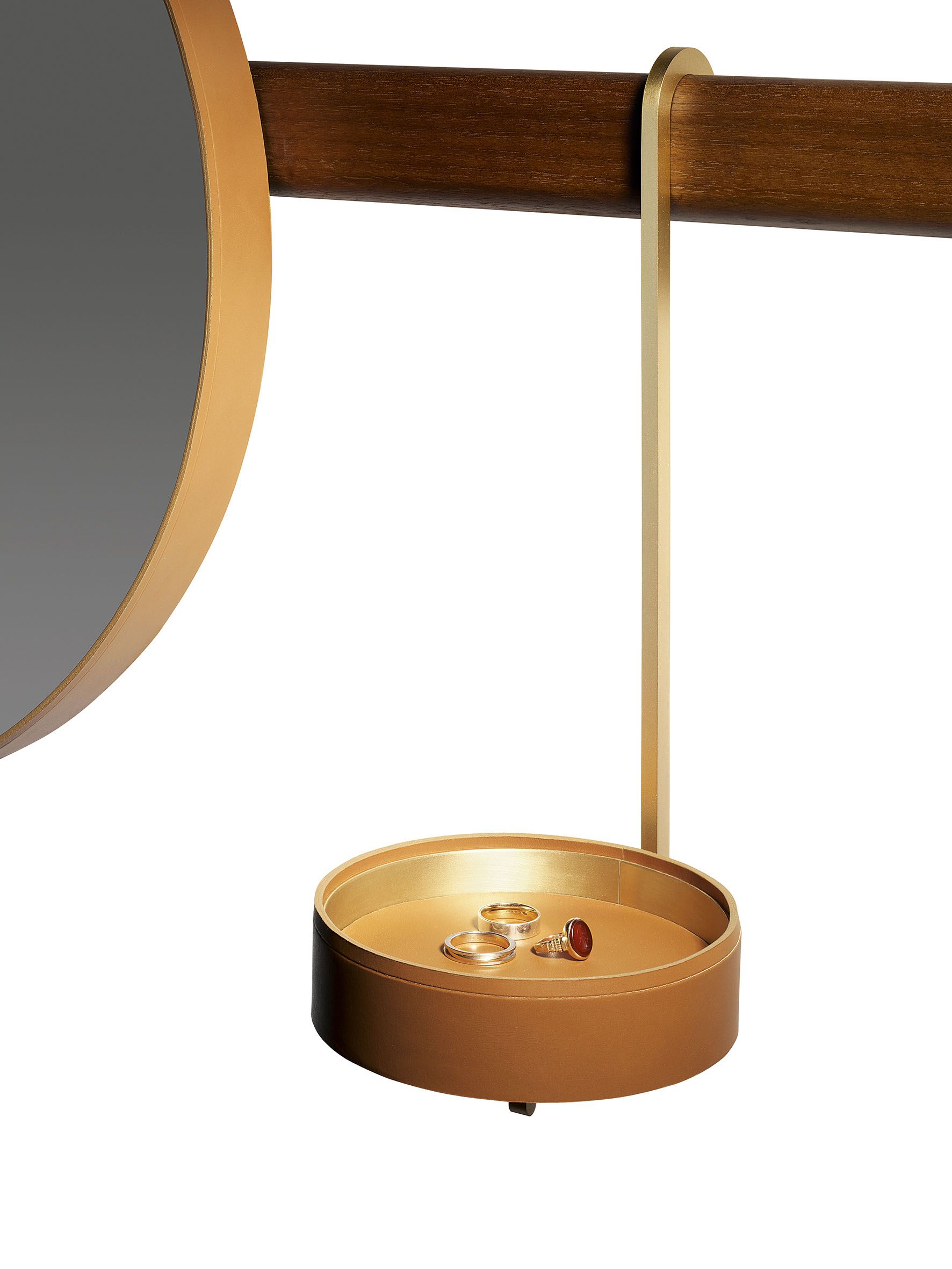 Настенное круглое зеркало Poltrona Frau коллекция-мебель и аксессуары ARCH-00034881 - Вид №2