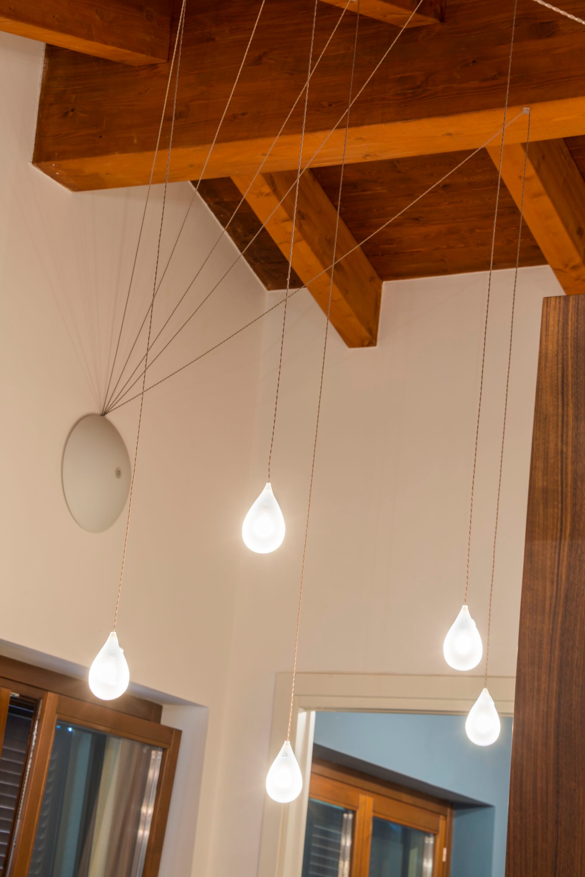 Стеклянный светодиодный подвесной светильник Album капля ARCH-00047802 - Вид №4