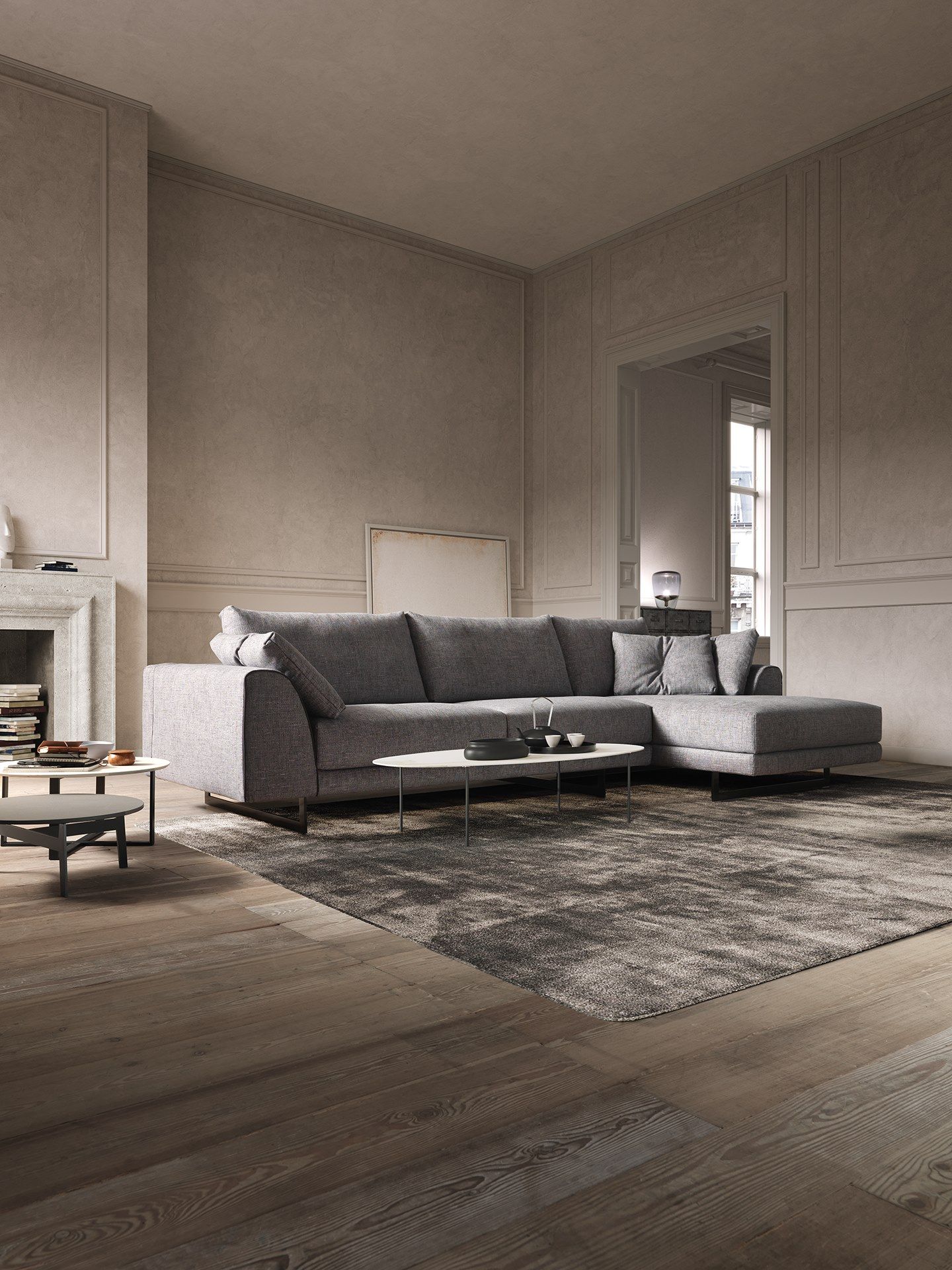 Тканевый диван с полуостровом VALENTINI Ernest New ARCH-00048554 - Вид №6