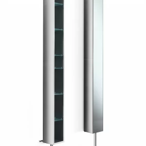51505.29 Поворотная колонна с зеркалом и стеклянными полками
 PIKÀ Lineabeta