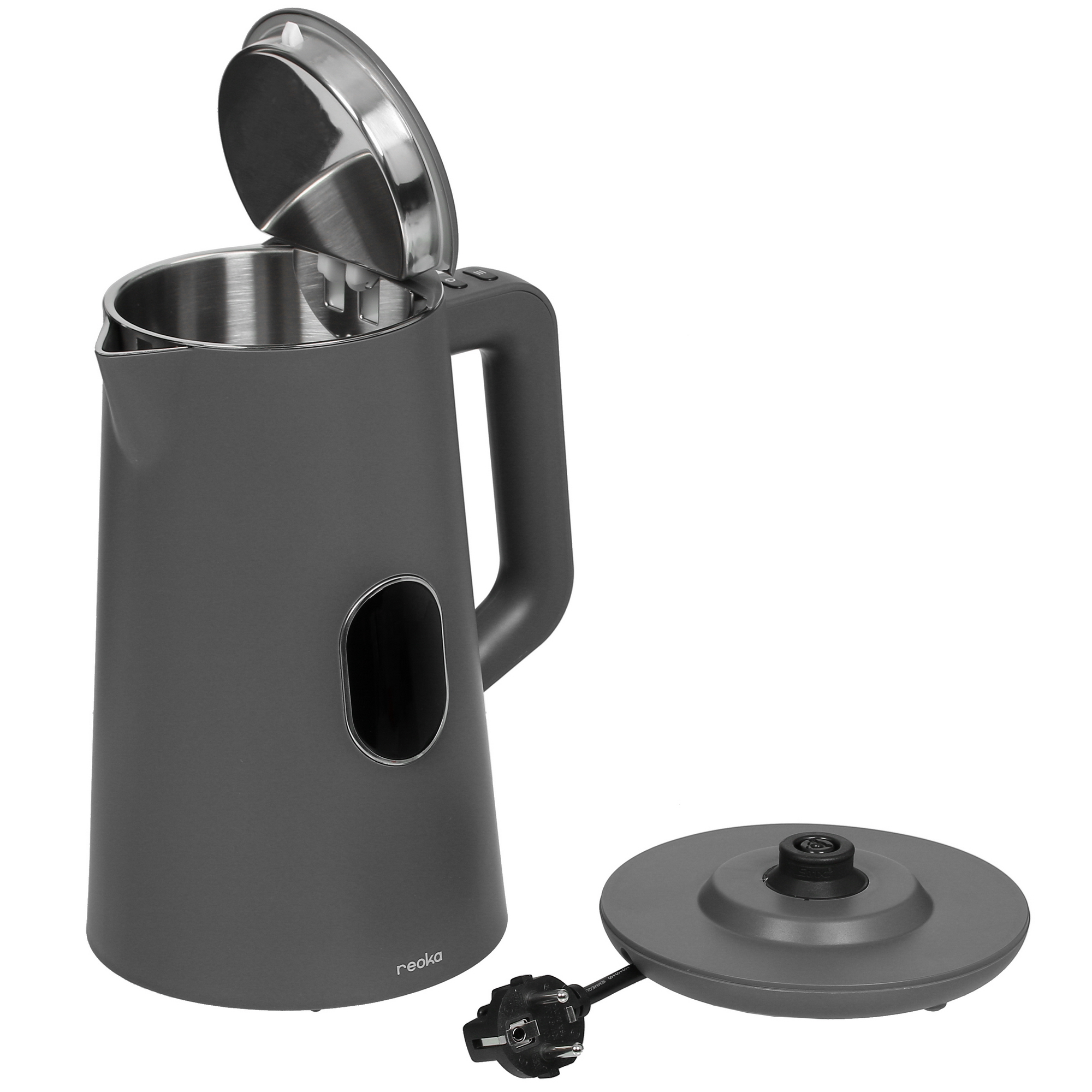 9973902 Электрочайник Reoka RKEK-01TSG серый STDN-0112724 - Вид №4