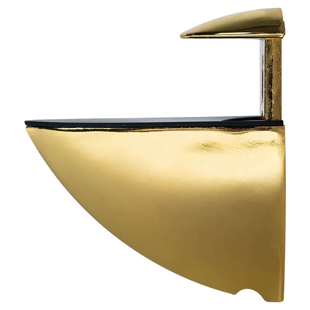 Полкодержатель Пеликан 70x27x60 мм ЦАМ цвет золото Santreyd STLM-2021691 - Вид №1