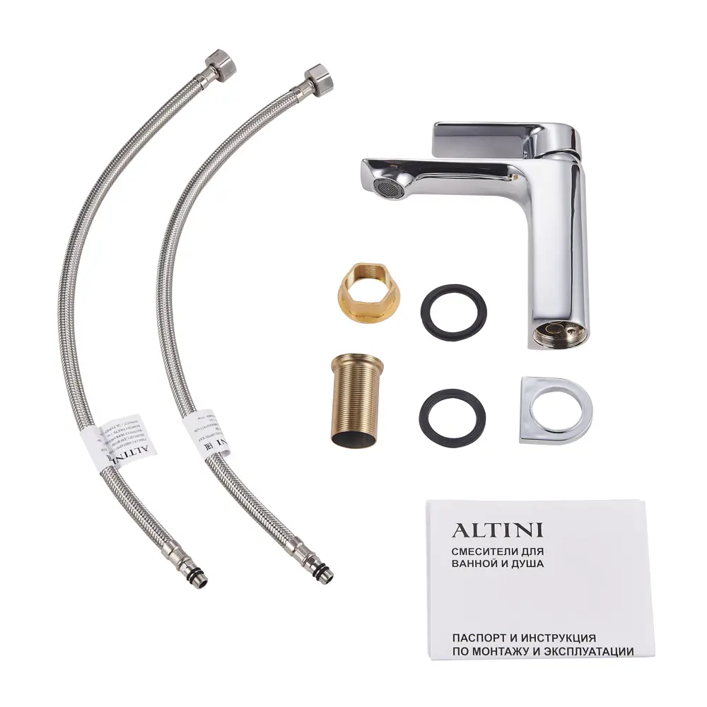 Смеситель для раковины Altini Shine 10531001-C однорычажный цвет хром STLM-2089111 - Вид №6
