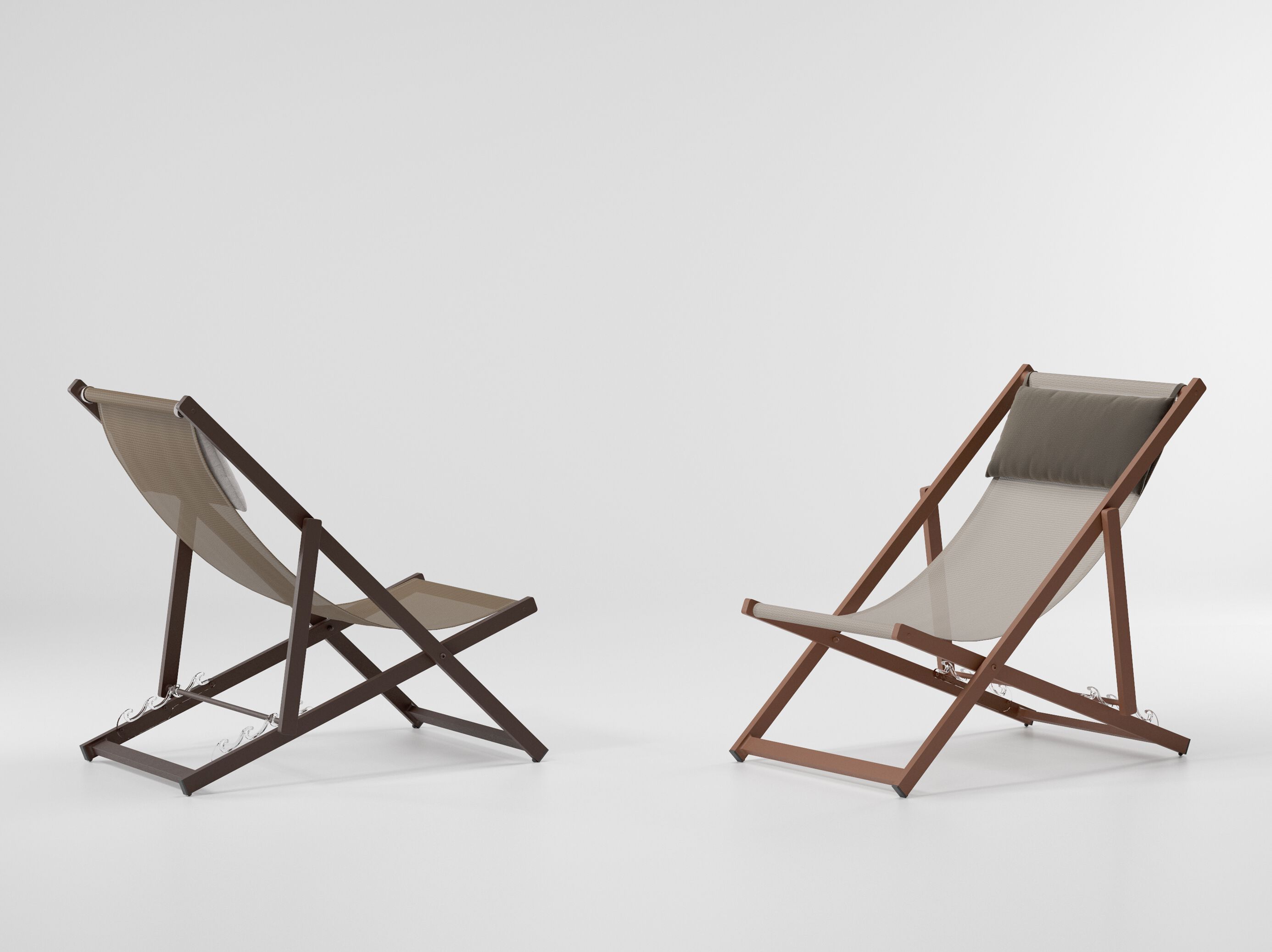 Ткань складной шезлонг Kettal пейзаж ARCH-00105322