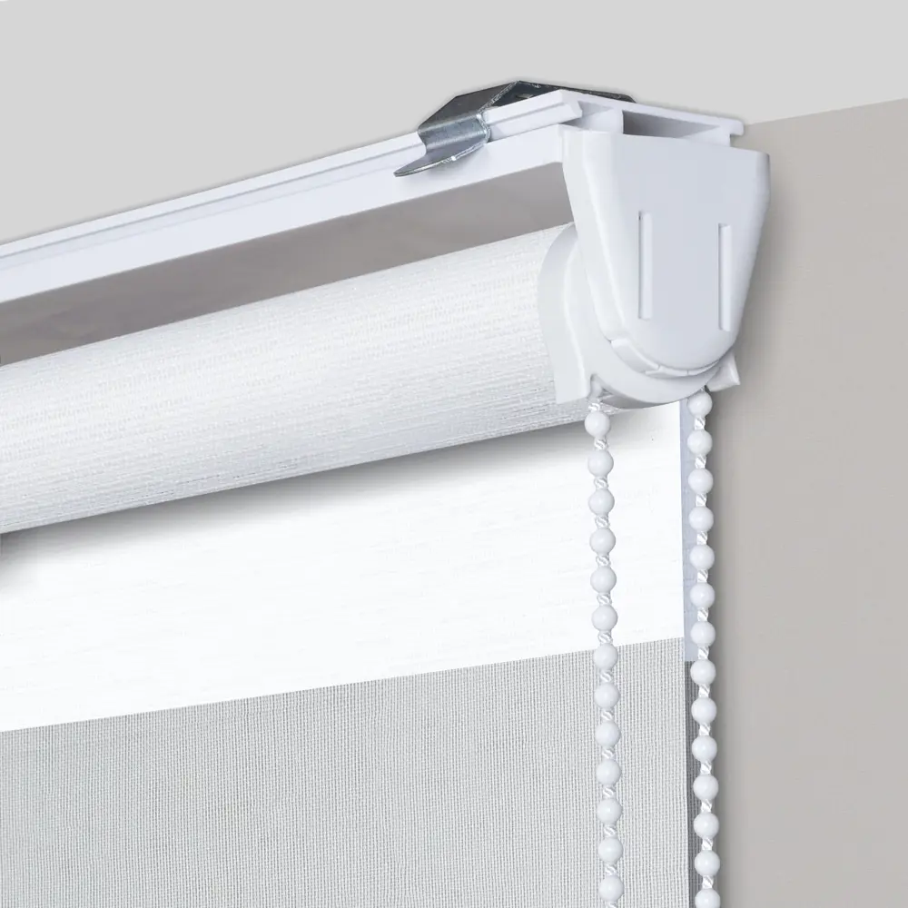 Рулонная штора день-ночь MIAMOZA Москва 100×160 см белая 89411424 STLM-1564981 - Вид №1