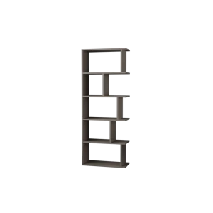 91769152 Стеллаж деревянный Leve 62x159x30 см нагрузка до 5 кг МДФ с покрытием цвет серый STLM-1532507