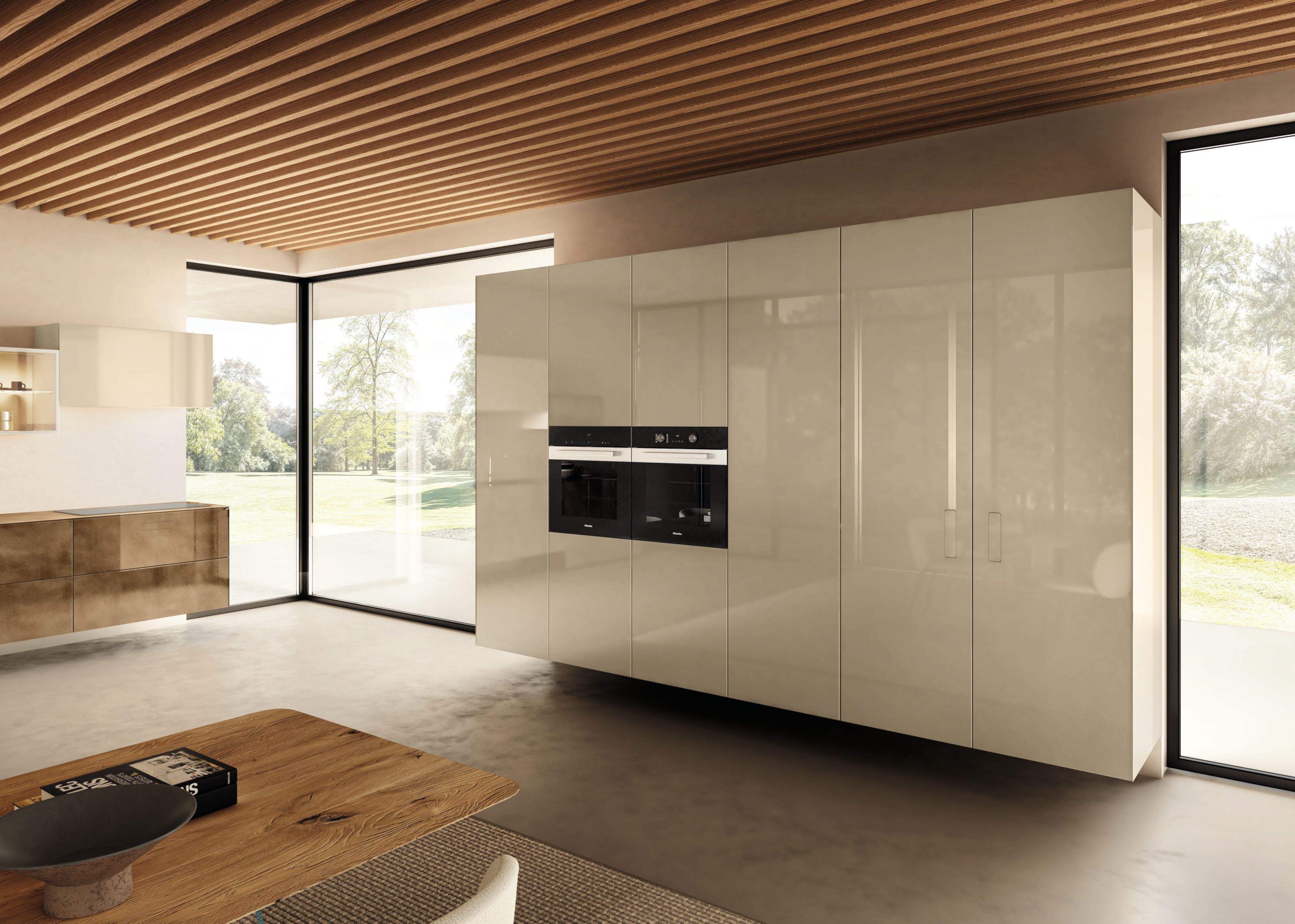 Линейная секционная кухня Lago 36e8 ARCH-00119885 - Вид №3