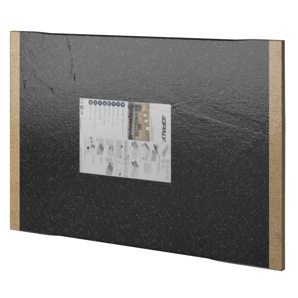 Столешница Найт 120x80x2 см искусственный камень цвет чёрный 83729635 STLM-2152516 Santreyd - Вид №7